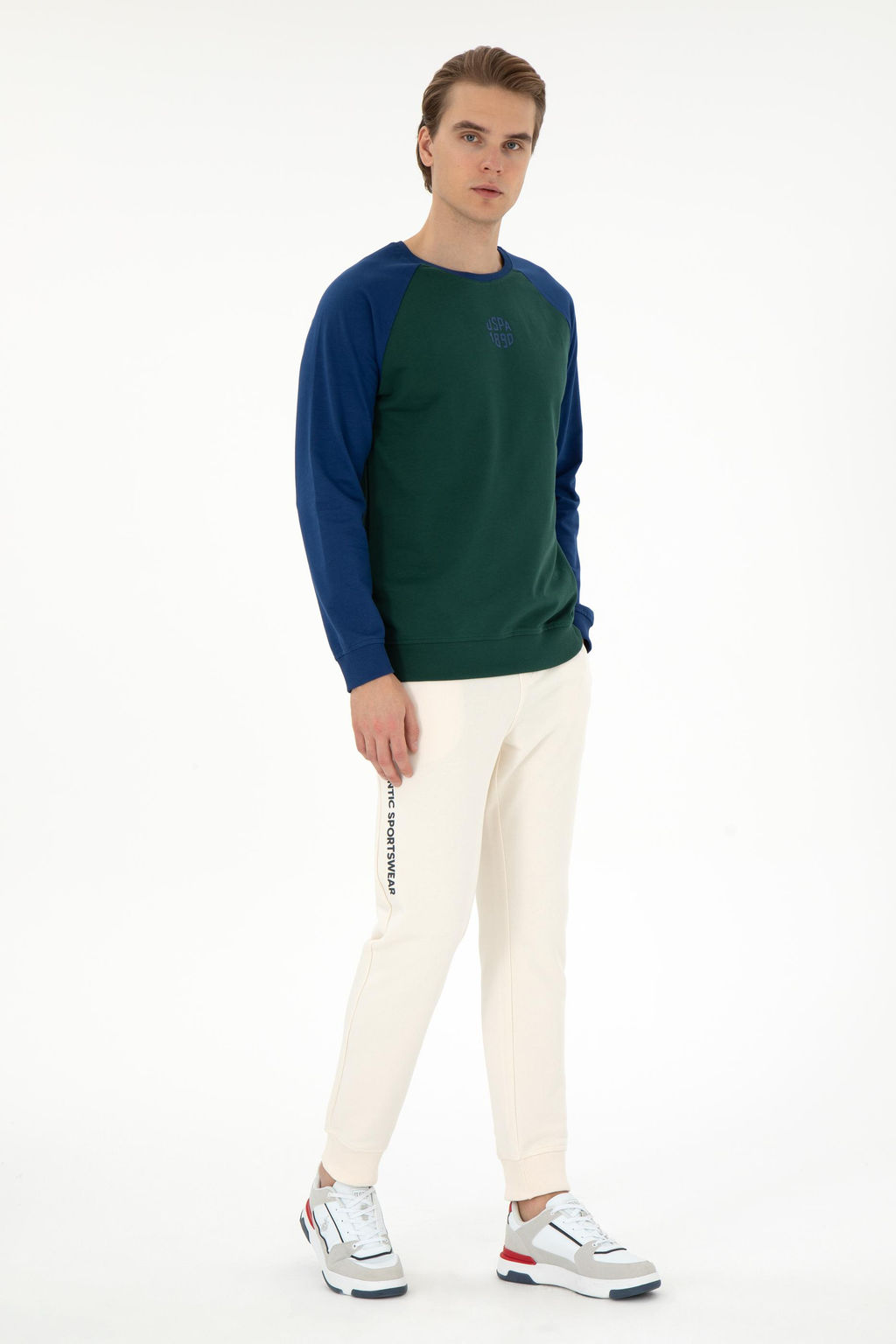 Мужской темно-зеленый свитшот Неожиданная скидка в корзине - U.s. polo assn фото 4