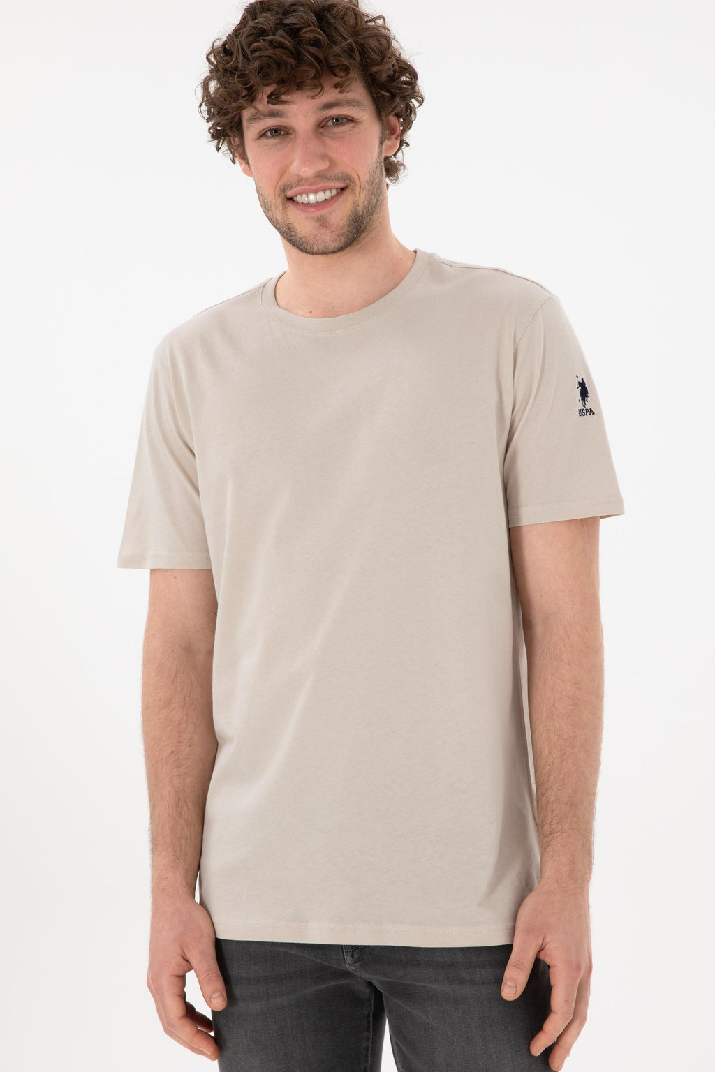 Erkek Regular Fit Bisiklet Yaka Ta_ Basic Ti__rt Sepette S_rpriz _ndirim - U.s. polo assn фото 4