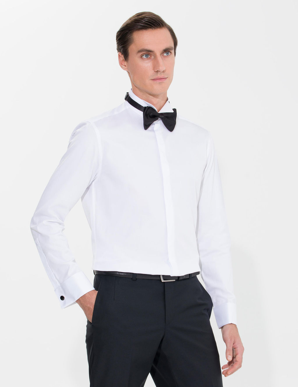 Beyaz Slim Fit Smokin G_mlek