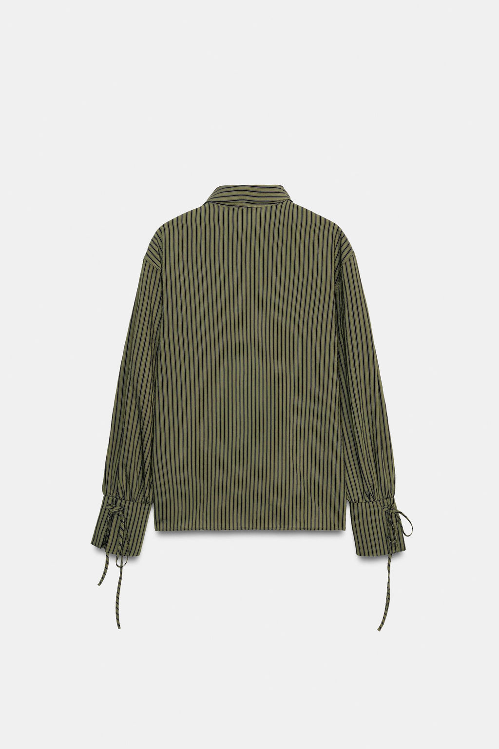 STRIPED SHIRT WITH BOWS - Zara фото 19