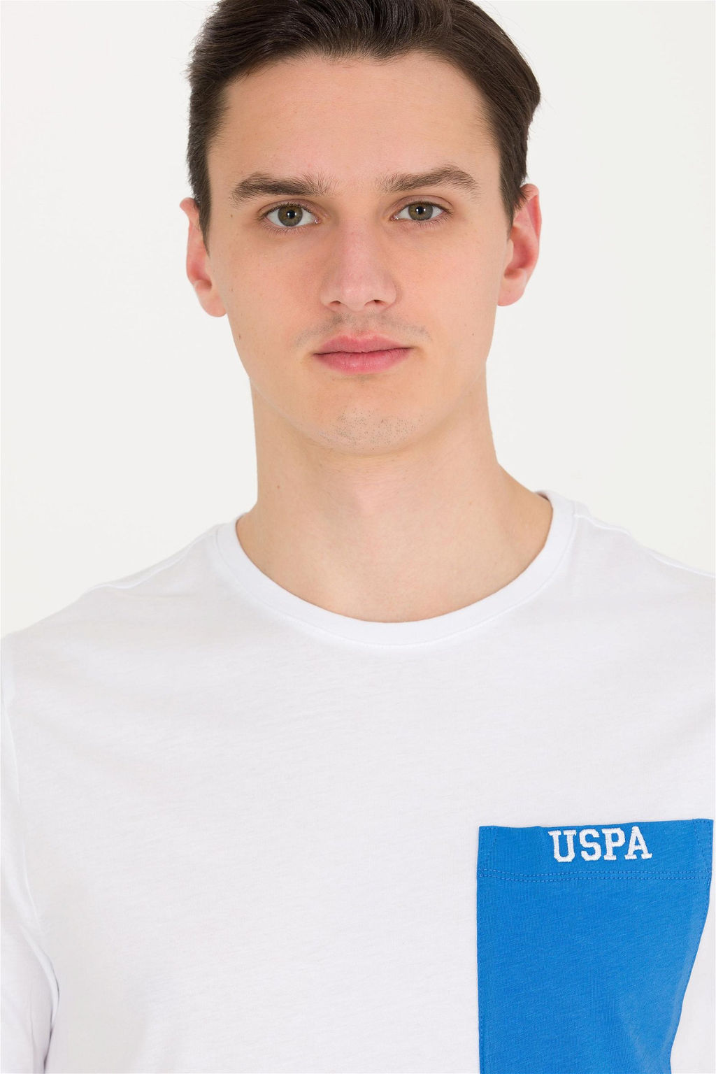 Мужская белая футболка с круглым вырезом Неожиданная скидка в корзине - U.s. polo assn фото 4