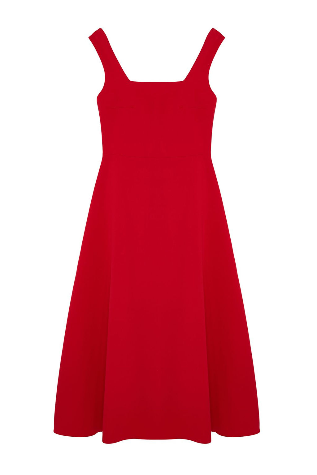 K?rm?z? A-Kesim Dokuma S?k Abiye Elbise TPRSS24EL00208