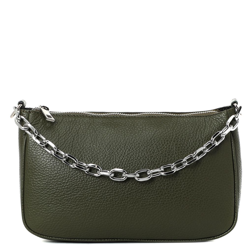 Женская сумка на плечо DIVAS BAG Артикул 3207052, бежево-зеленый