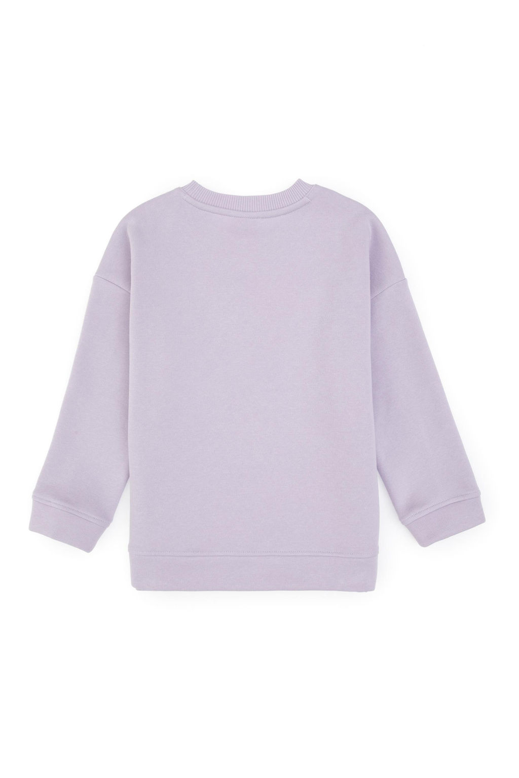 K_z _ocuk Mor Bisiklet Yaka _ardonlu Sweatshirt - U.s. polo assn фото 3