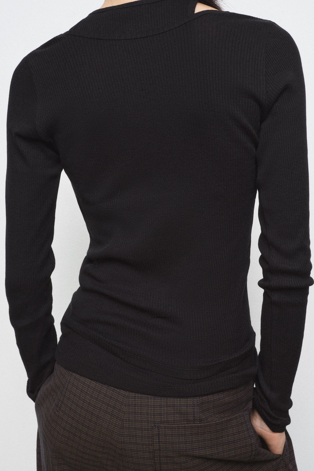 DOUBLE RIBBED T-SHIRT - Zara фото 4