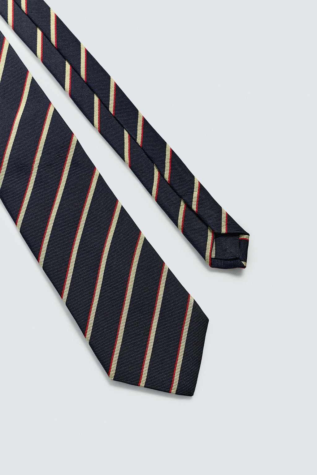100% SILK STRIPED LIMITED EDITION TIE - Zara фото 5