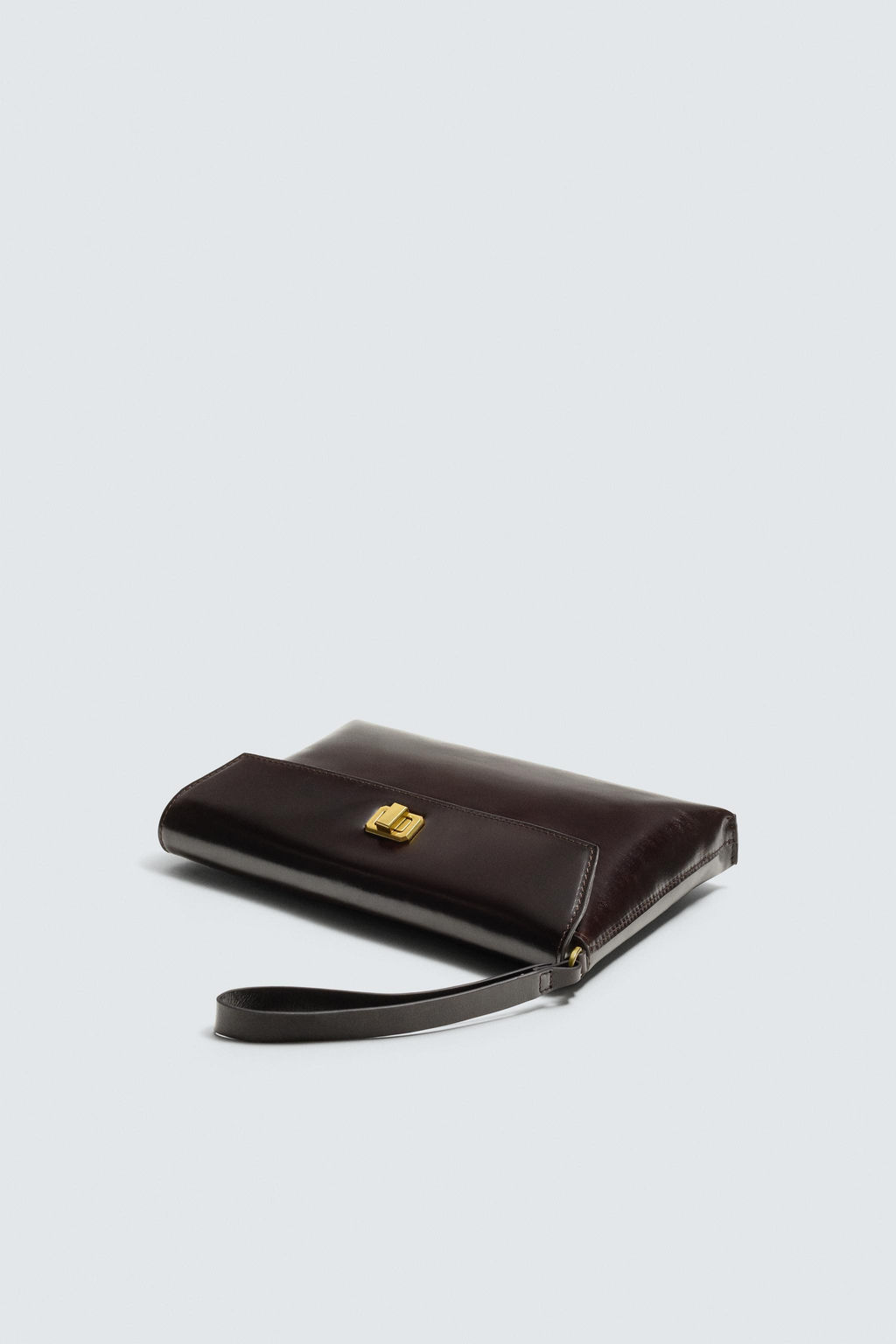 LIMITED EDITION LEATHER CLUTCH BAG - Zara фото 10