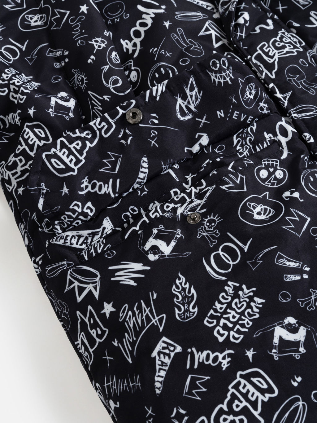 ACOOLA / Куртка детская для мальчиков Japa черный принт  фото 8