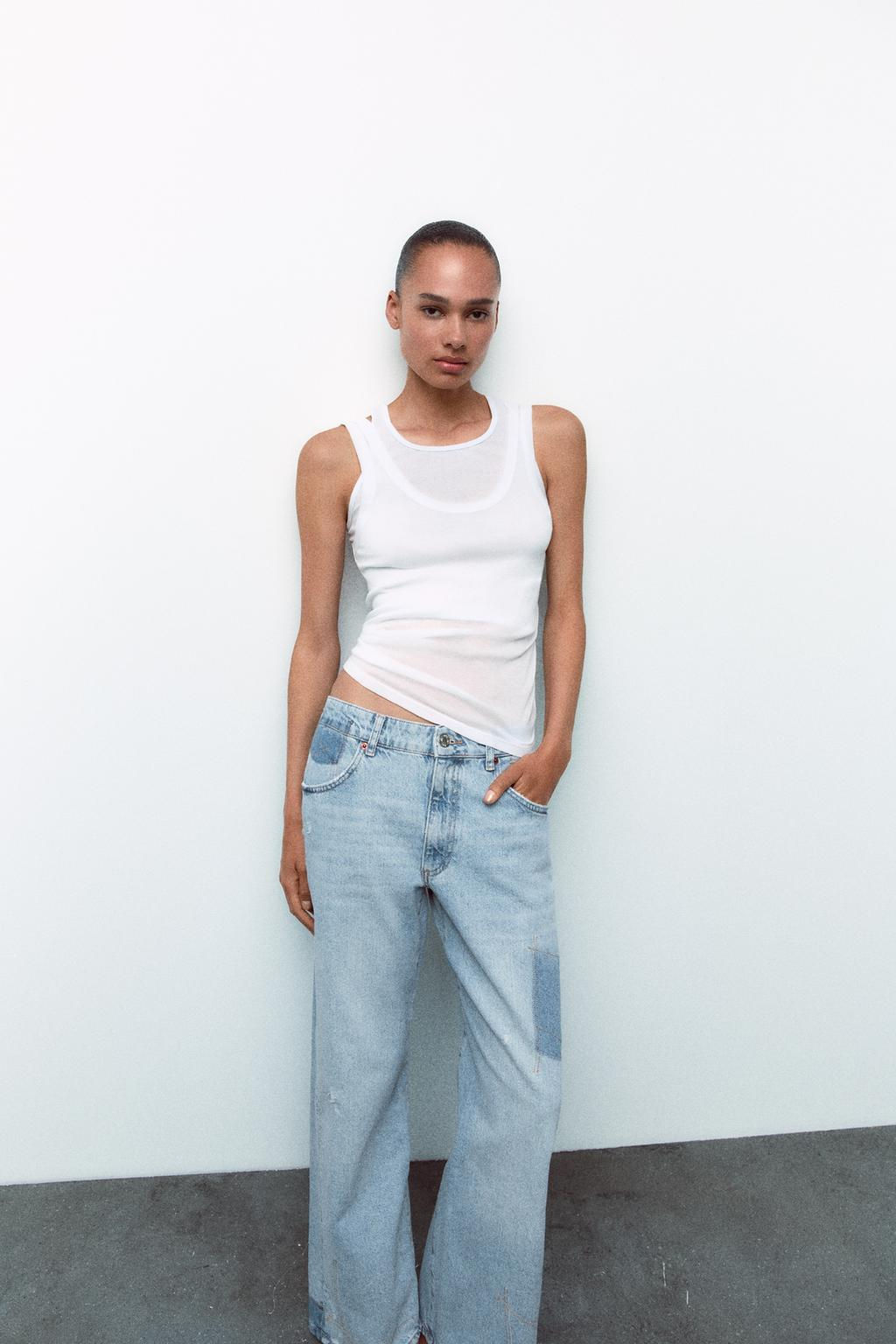 TRF SLOUCHY CURVE LEG JEANS - Zara фото 4