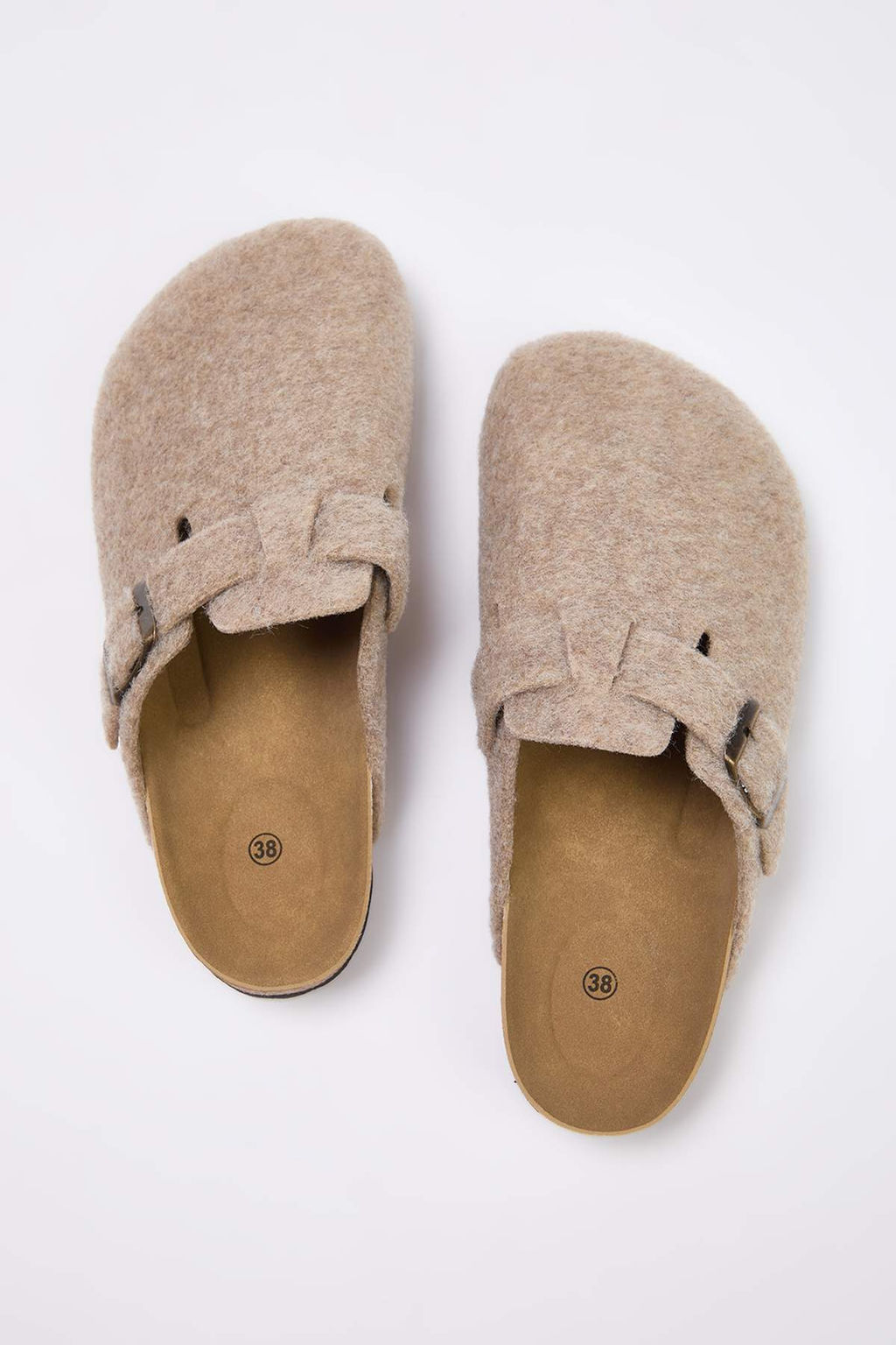 Trendyol Shoes Kahverengi Duz Kad?n Sabo Terlik TAKSS25TE00001 - Trendyolmilla фото 16
