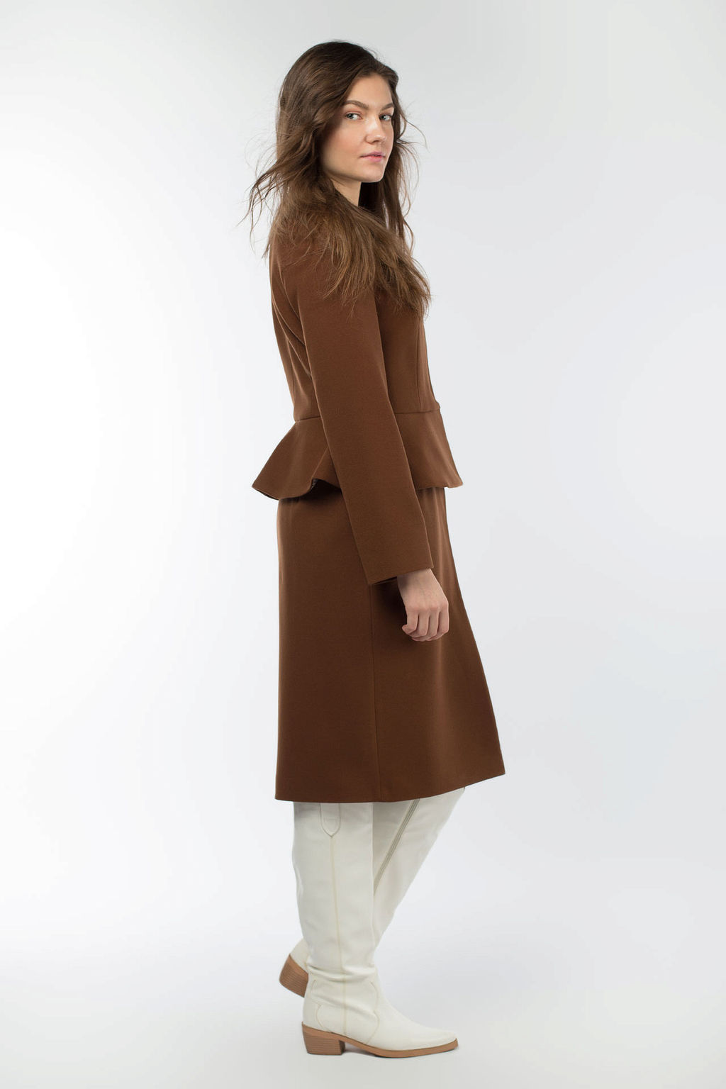 01-09180 Пальто женское демисезонное - El podio фото 2