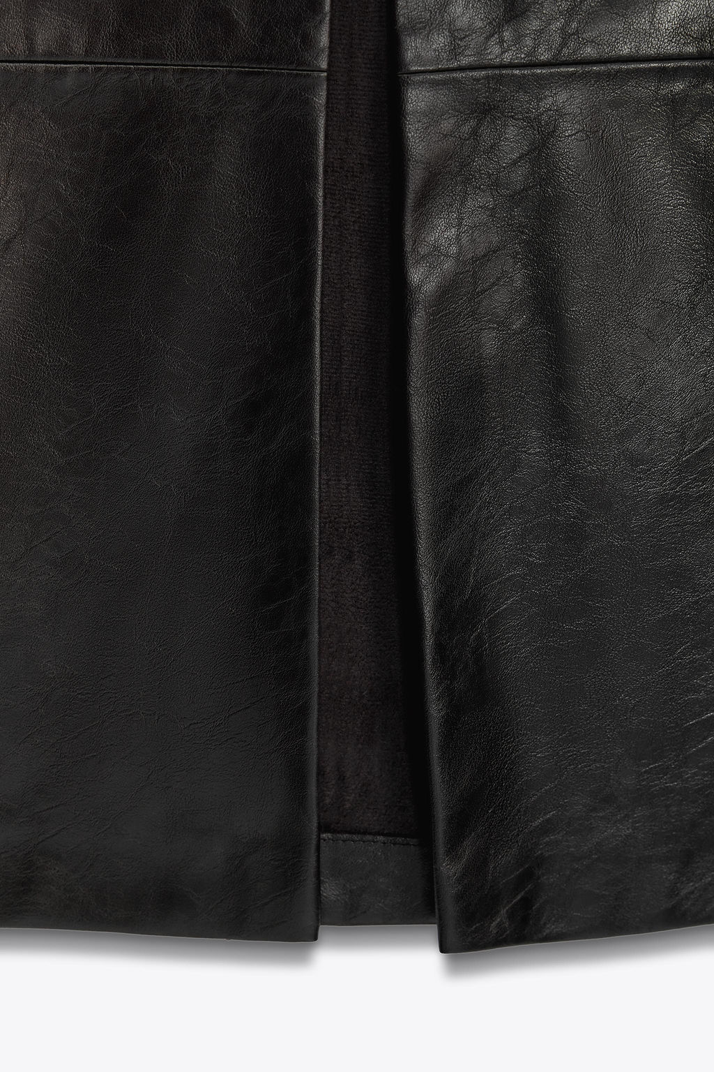 FAUX LEATHER MIDI SKIRT - Zara фото 10