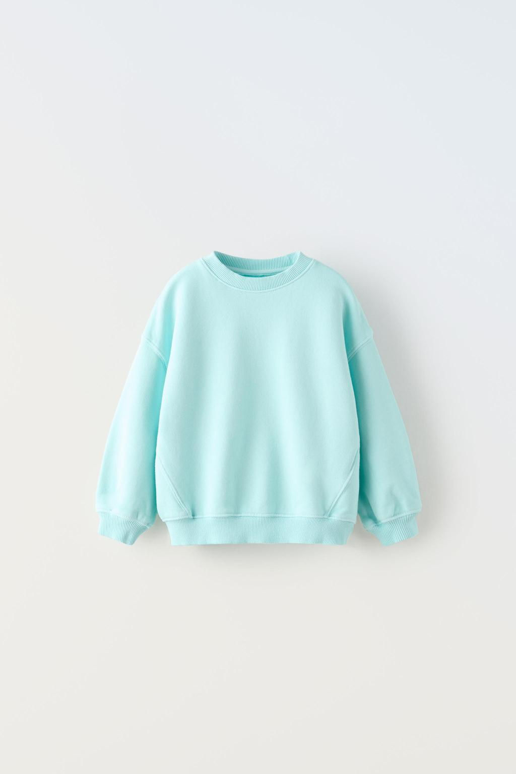 GARMENT-DYE EMBROIDERED SWEATSHIRT - Zara фото 4