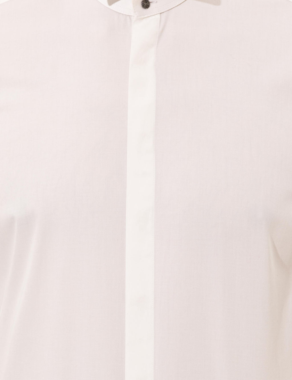 Белая приталенная рубашка под смокинг - Cacharel фото 6