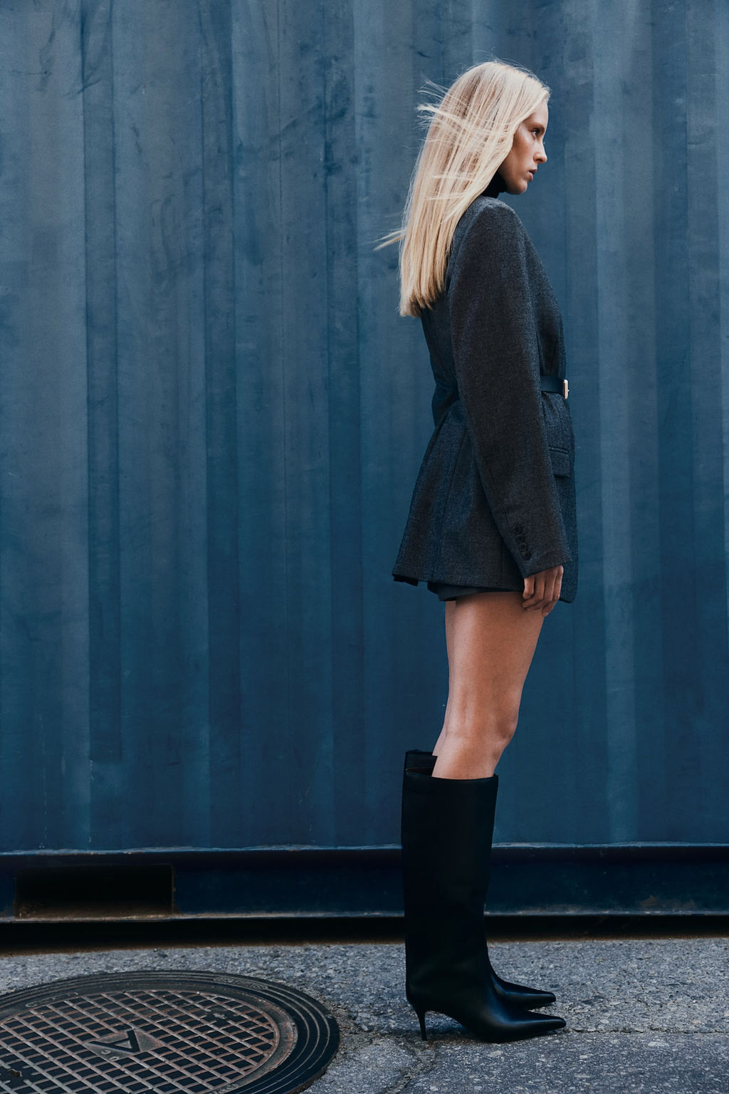 Botas de piel a la rodilla - H&m фото 3