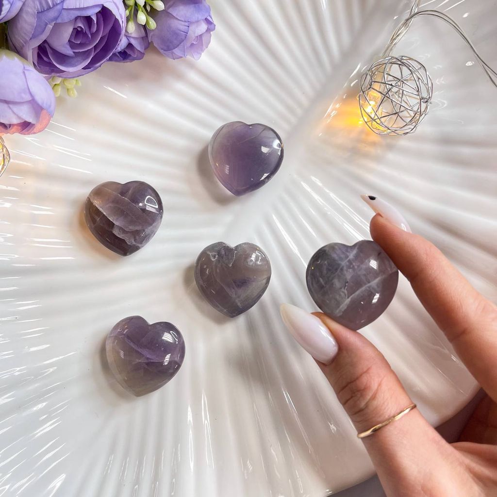 Сердце из Флюорита - Радуга самоцветов фото 2