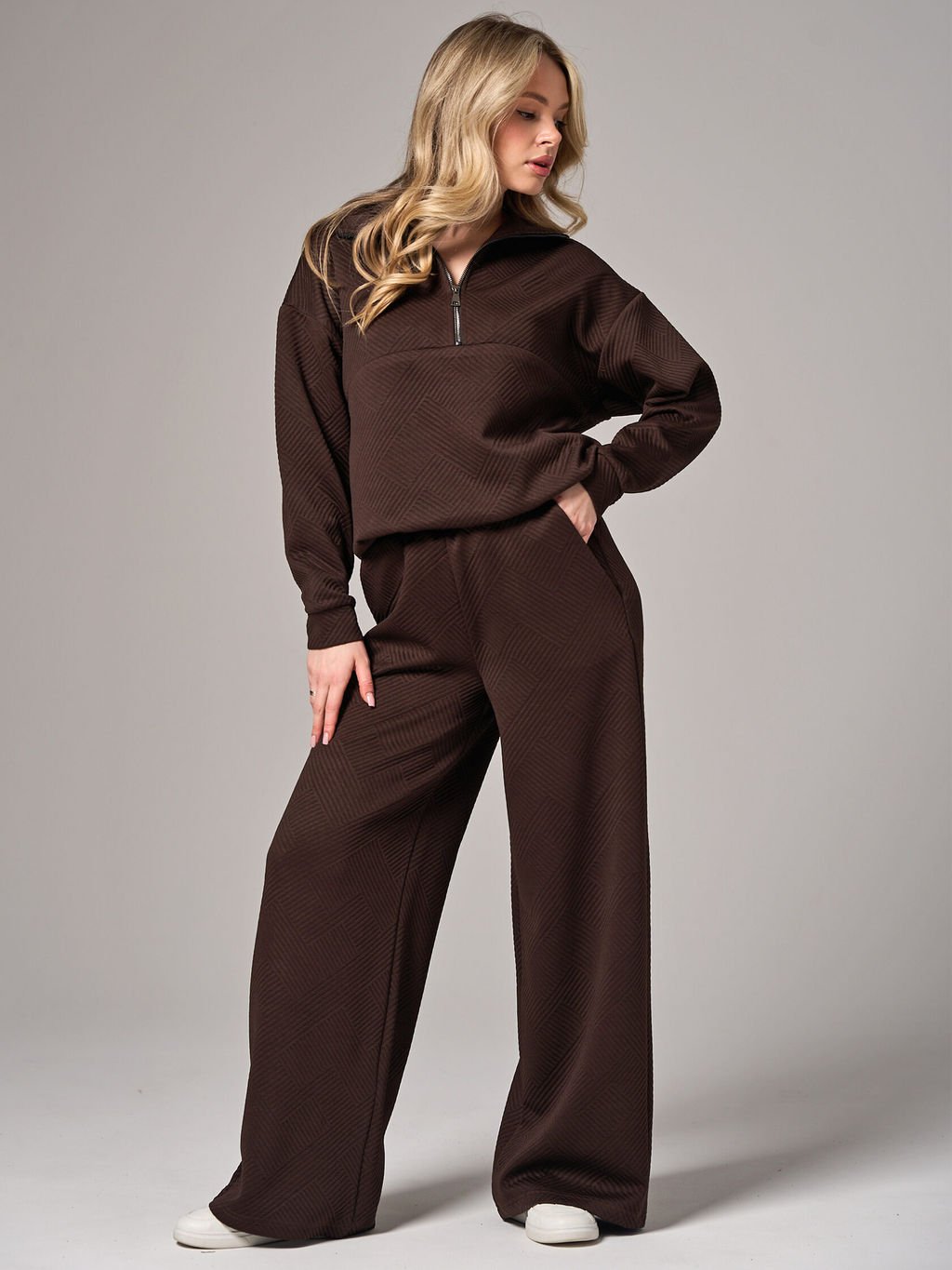 Костюм в стиле спорт-шик Жаккард - Оптима фото 11