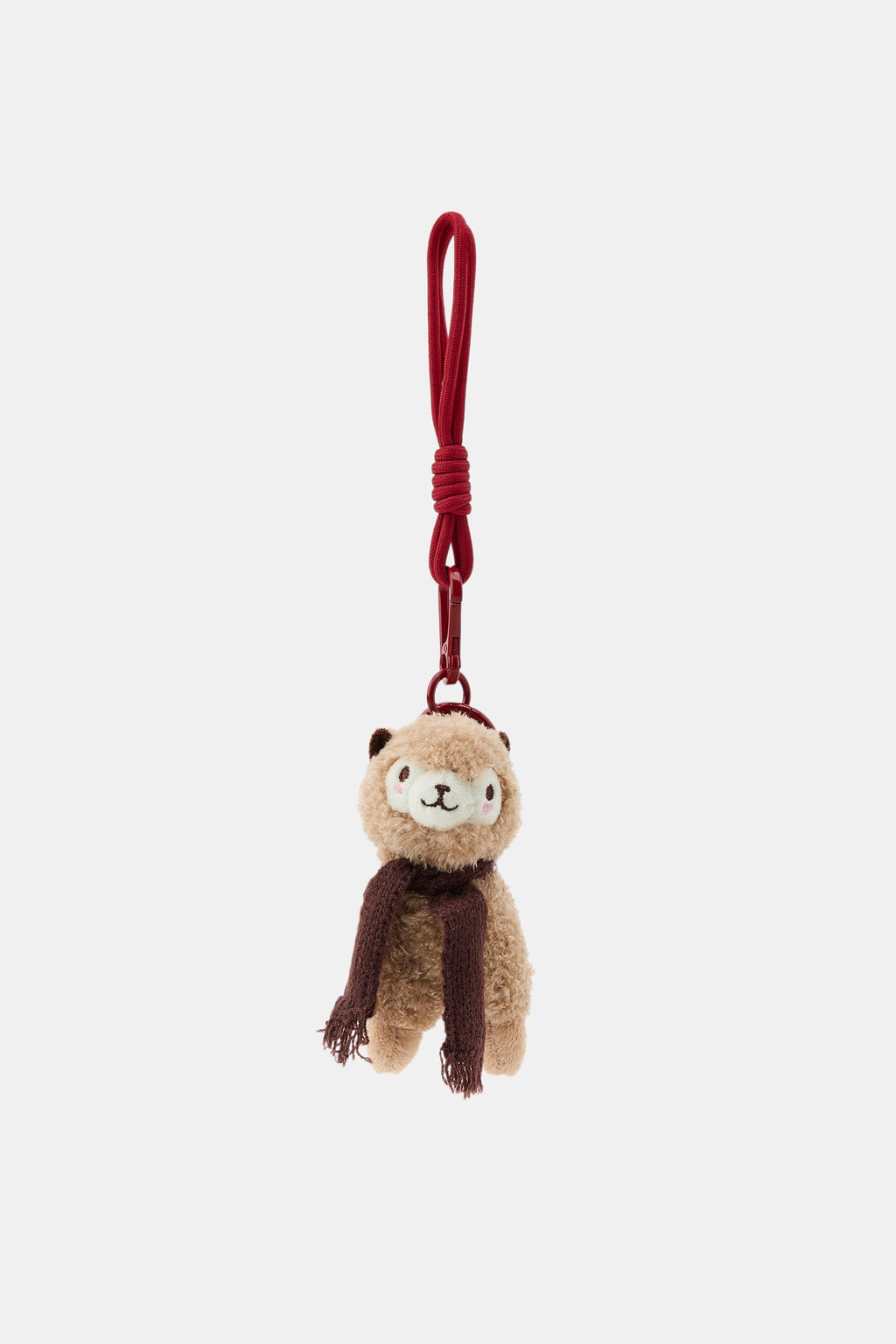 LLAMA SCARF CHARM KEYRING