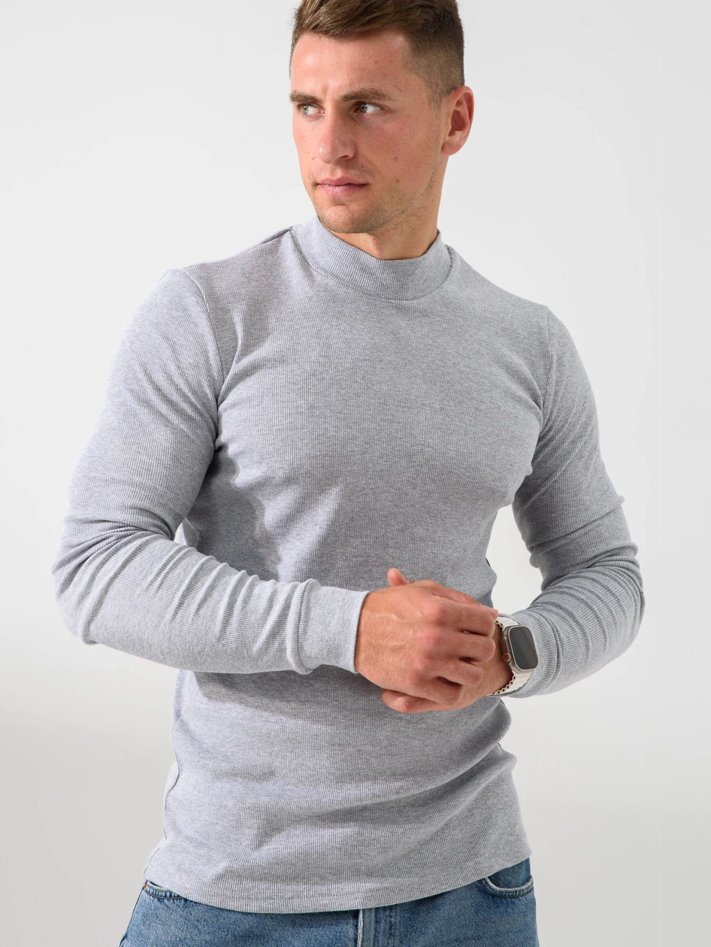 Водолазка кашкорсе Хлопок 95%, лайкра 5% (стойка) - Оптима фото 3