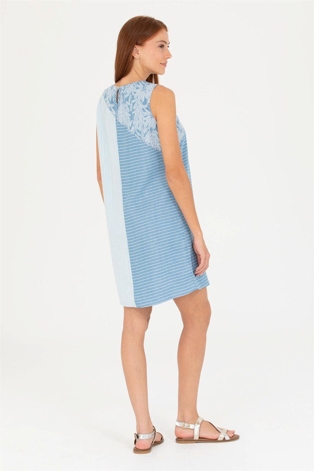 Женское голубое джинсовое платье Неожиданная скидка в корзине - U.s. polo assn фото 5