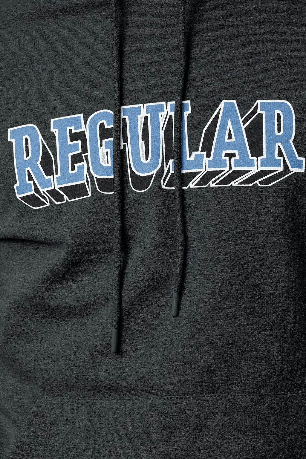 TRENDYOL MAN Kar Melanj Regular/Normal Kesim Kapusonlu Bask?l? Ici Polarl? Sweatshirt TMNAW25SW00063 - Trendyolmilla фото 4