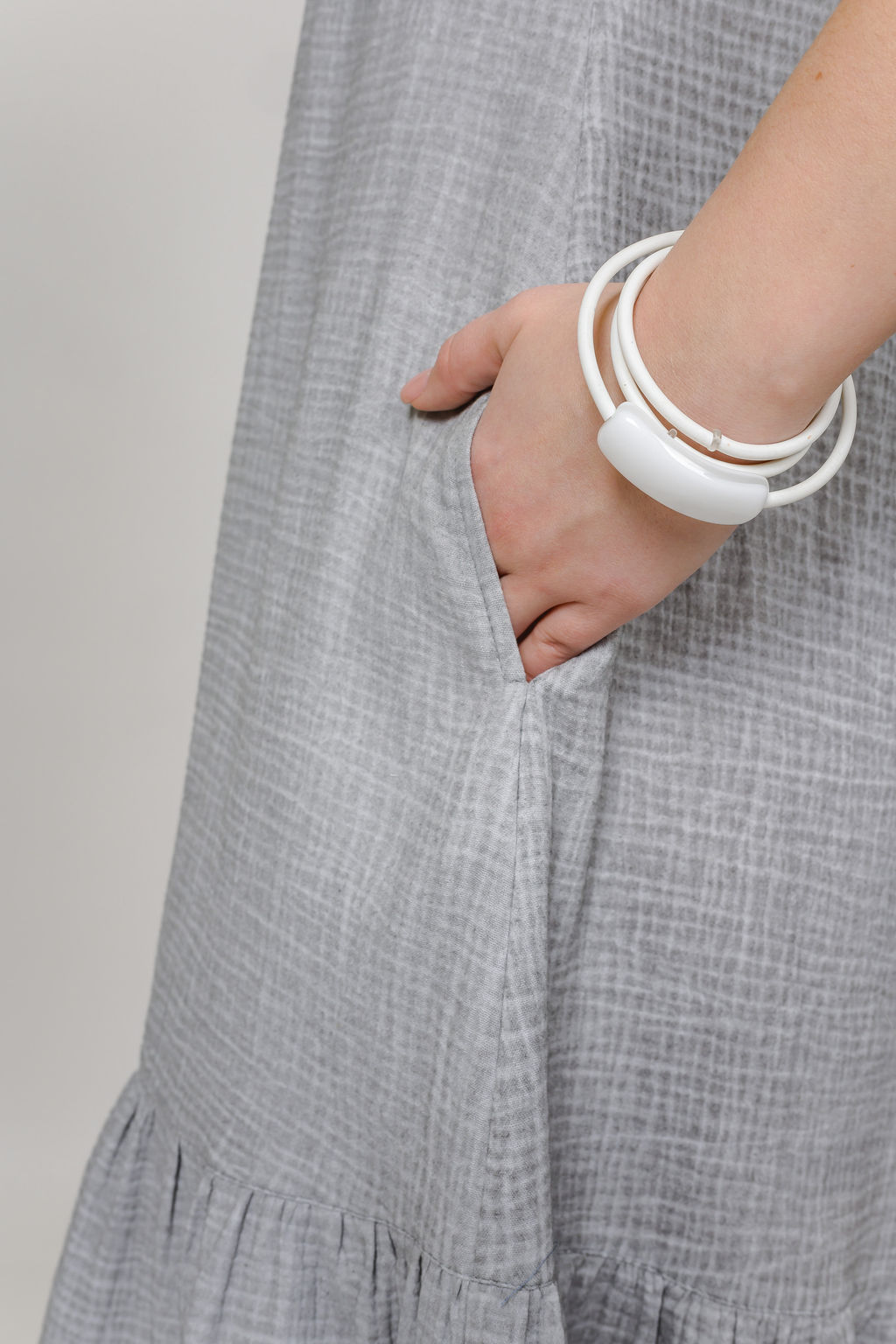 Платье из вареного муслина