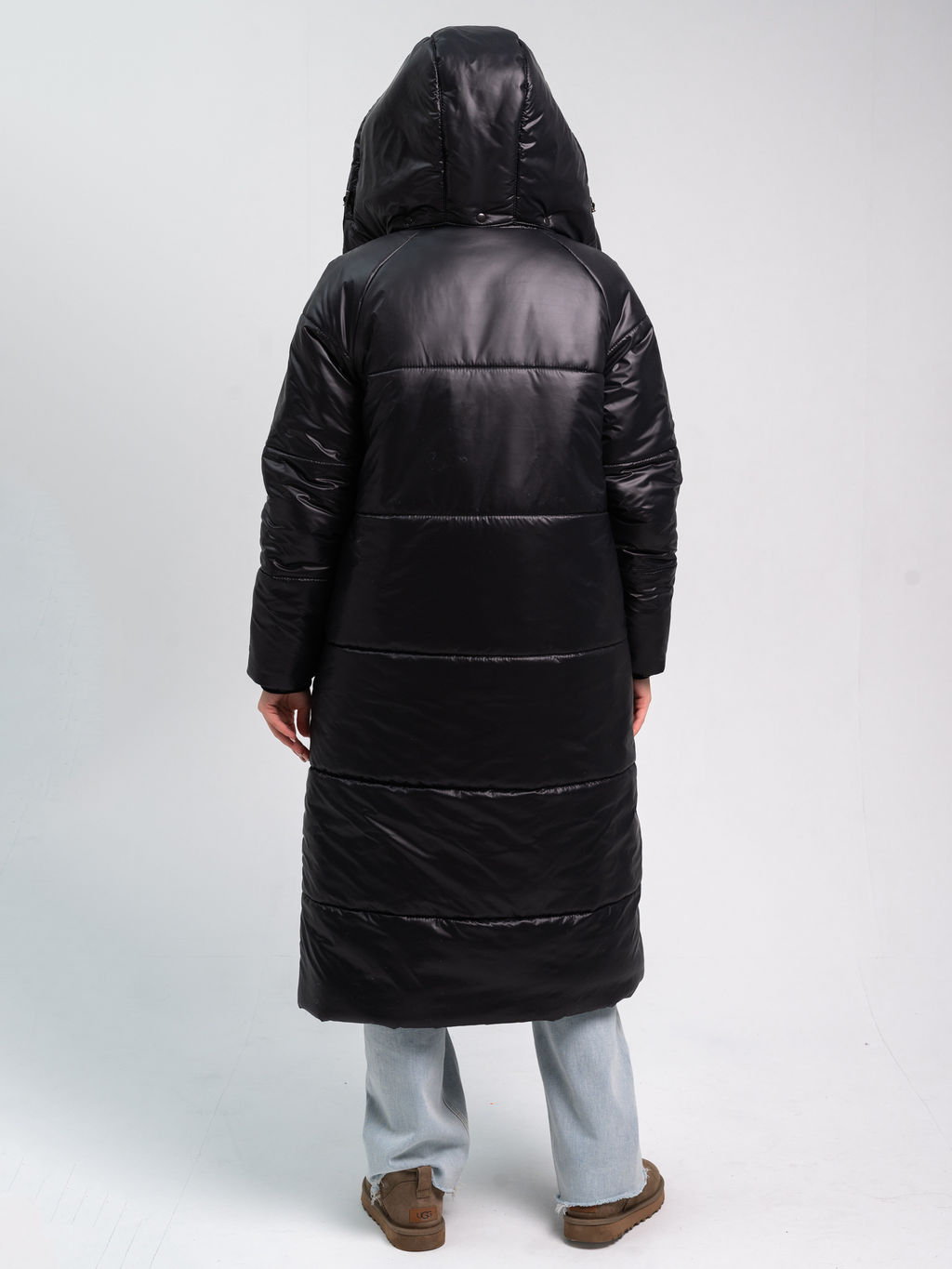 Пальто зимнее "Дейзи" женское черный