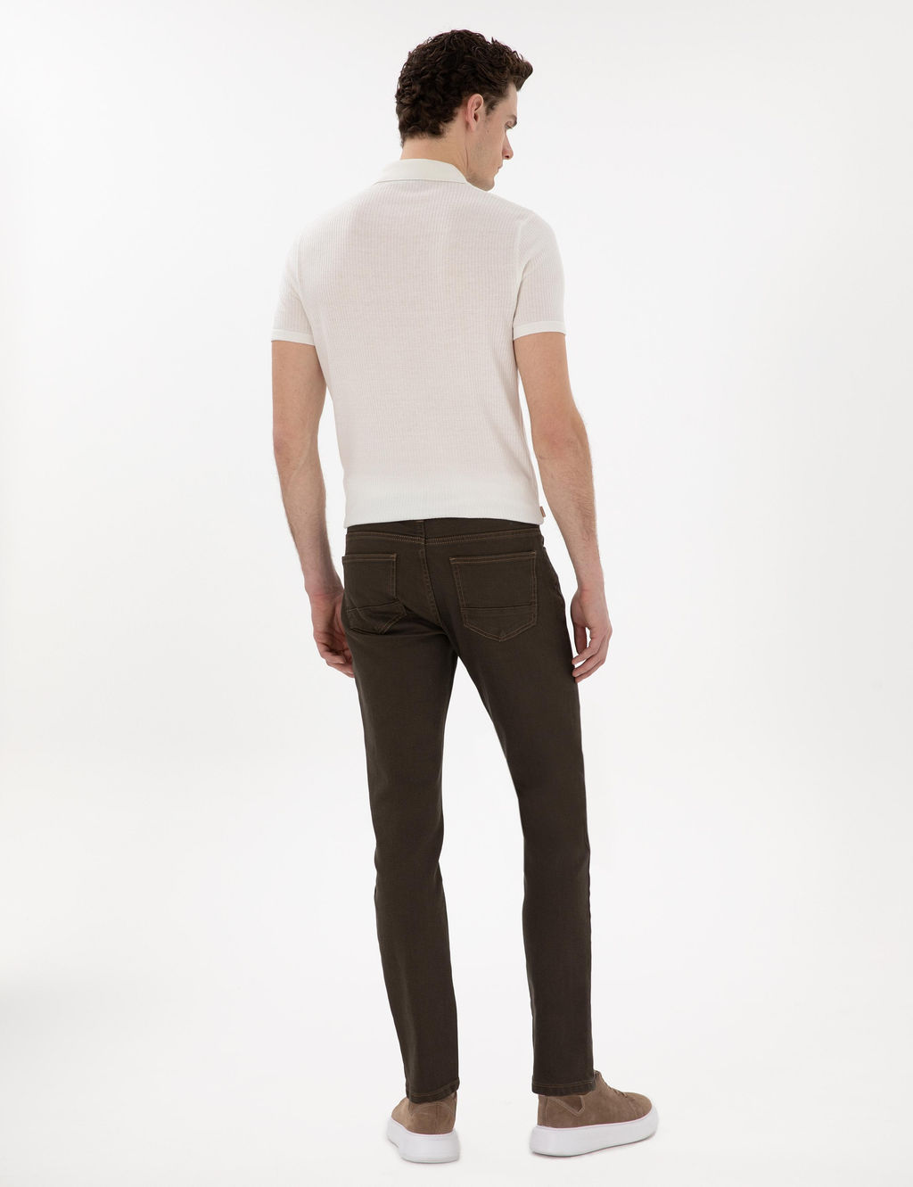 Kahverengi Slim Fit Jean Pantolon - Pierre cardin фото 4