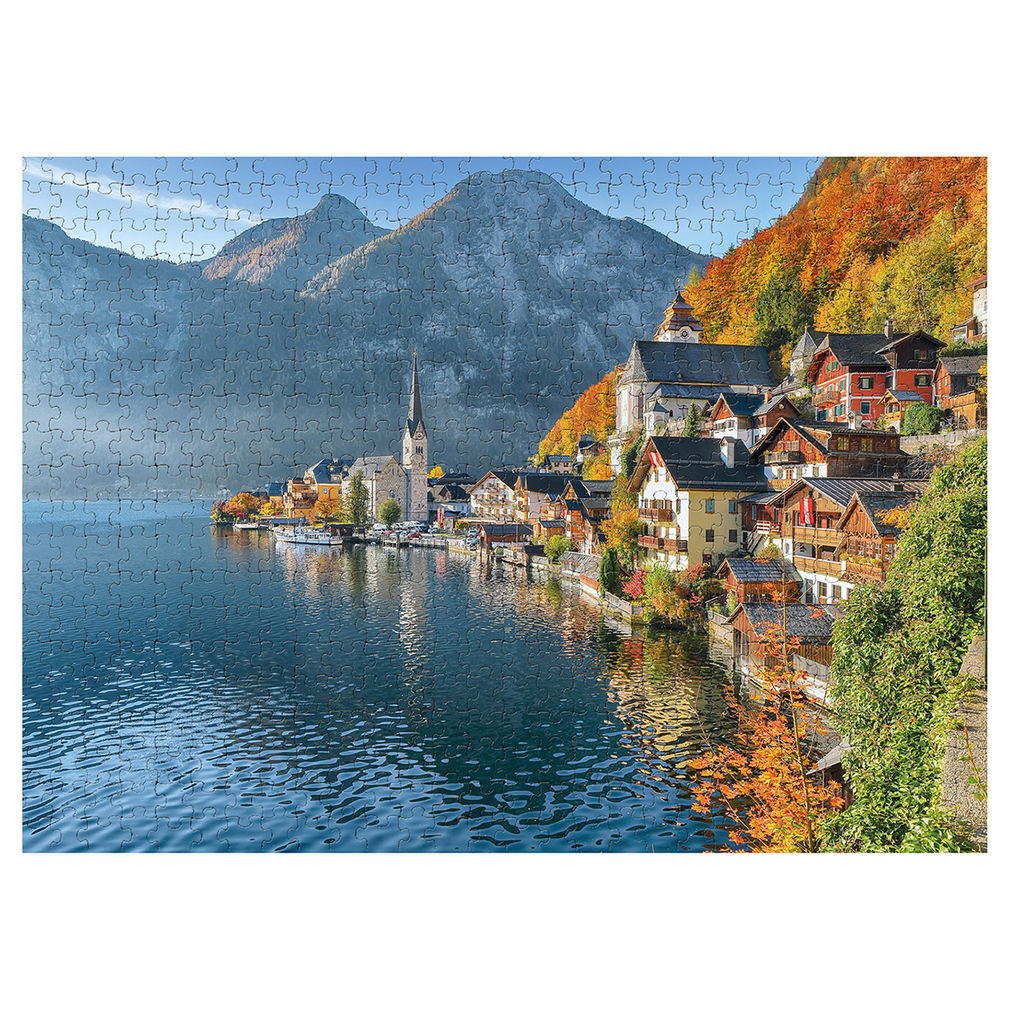 ФРЕЯ Пазл. Премиальная коллекция 500 элемент. TOP-PZL-500/14 Горная деревня Гальштат фото 5