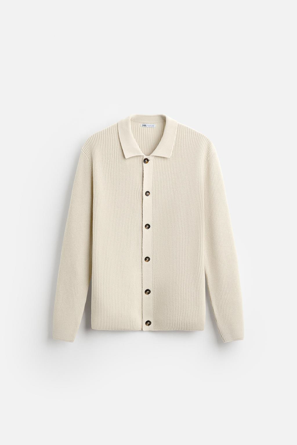 TEXTURED CARDIGAN - Zara фото 6