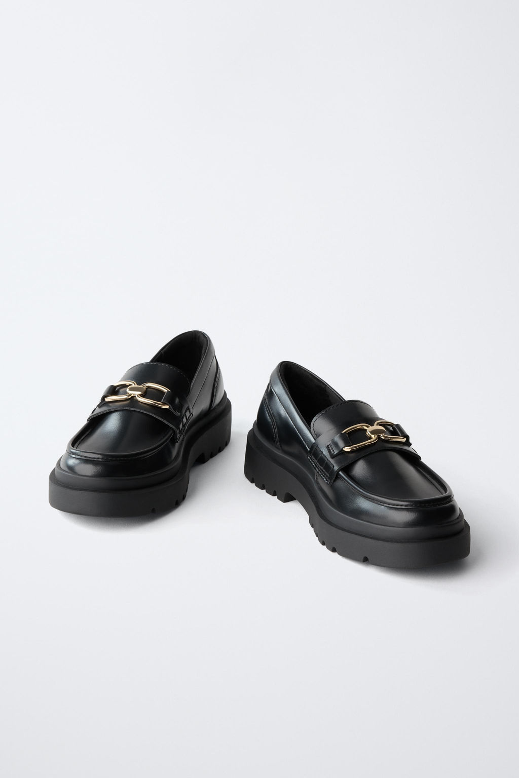 BUCKLE DETAIL LOAFERS - Zara фото 3