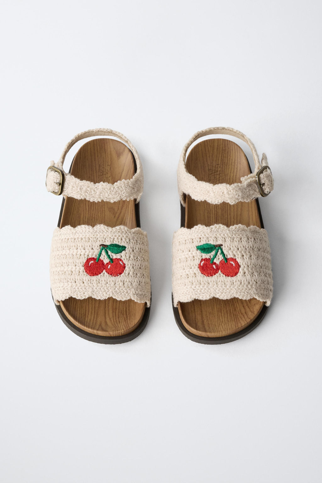 SANDALIA CROCHET CEREZAS / Blanco Crudo - Zara фото 5