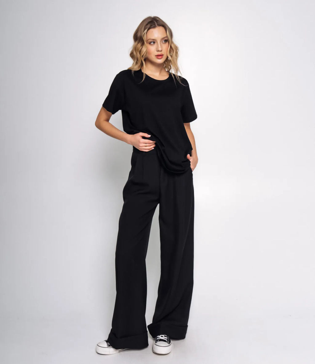 Футболка #КТ3035, чёрный