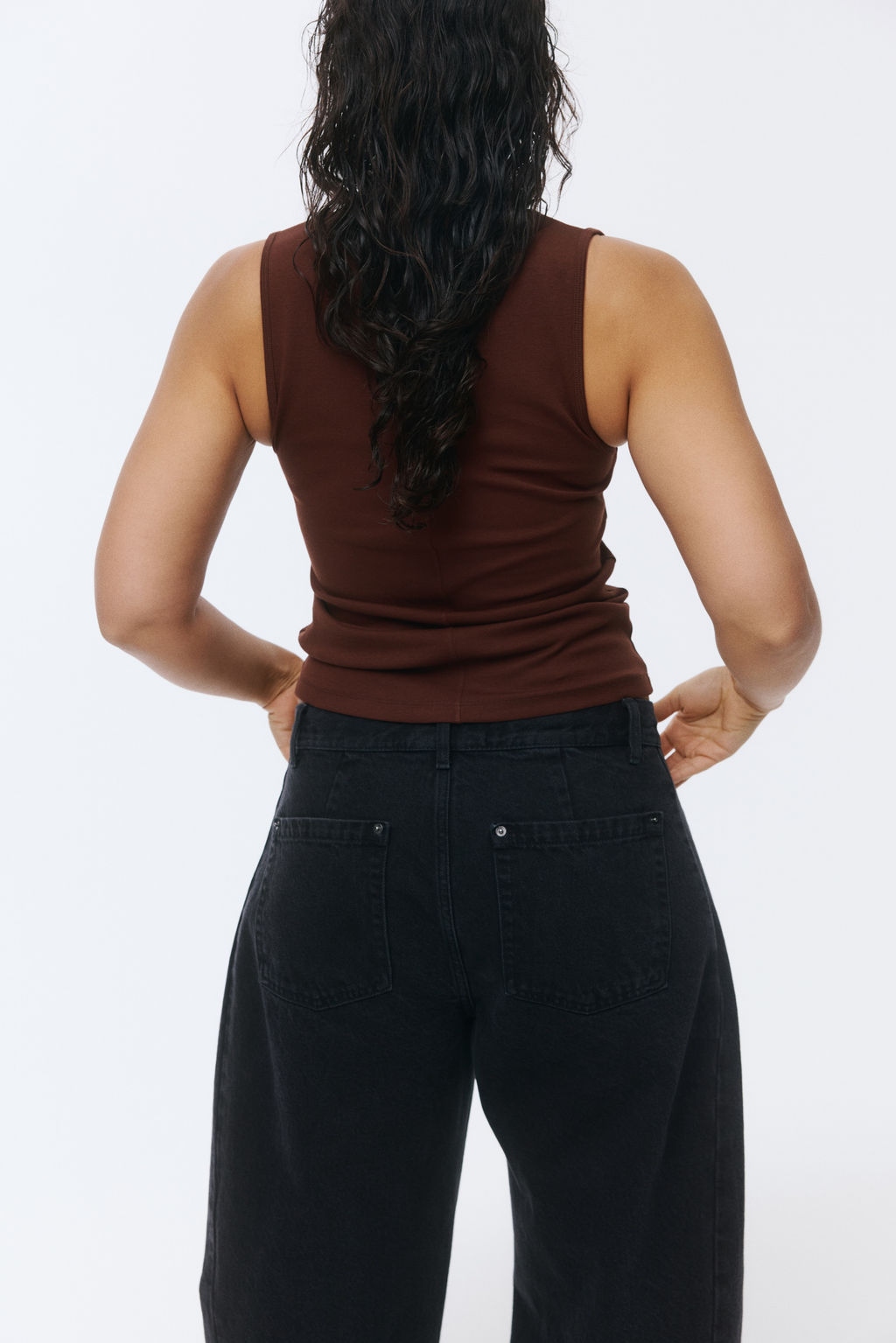 Camiseta sin mangas en algod?n - H&m фото 7
