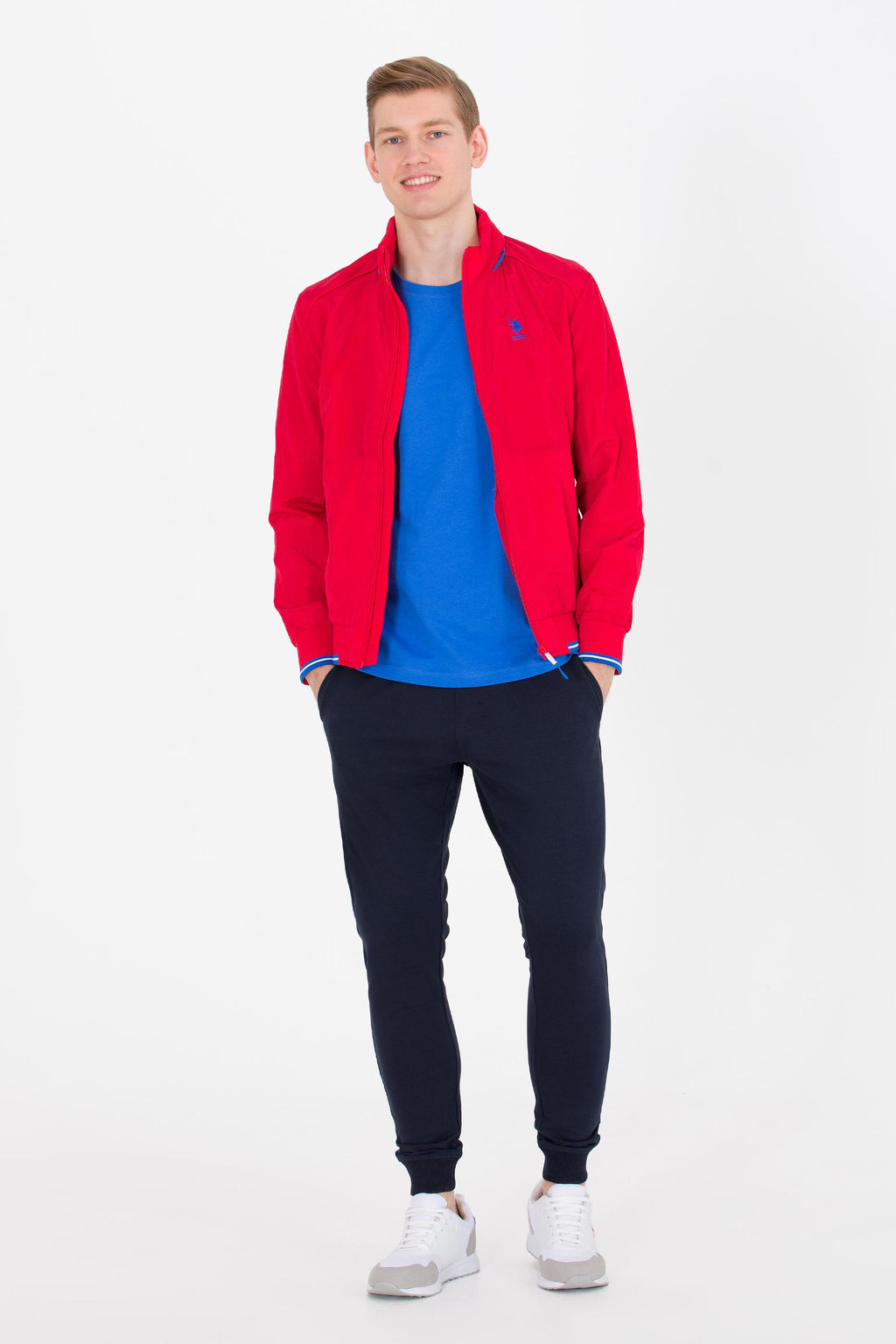 U. S. Polo Assn Мужское красное пальто - U.s. polo assn фото 3