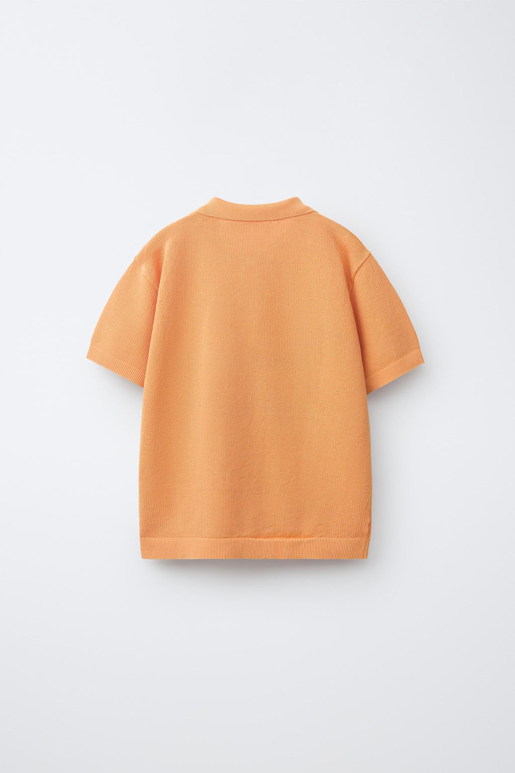 POLO LISO ESTRUCTURA / Naranja - Zara фото 2