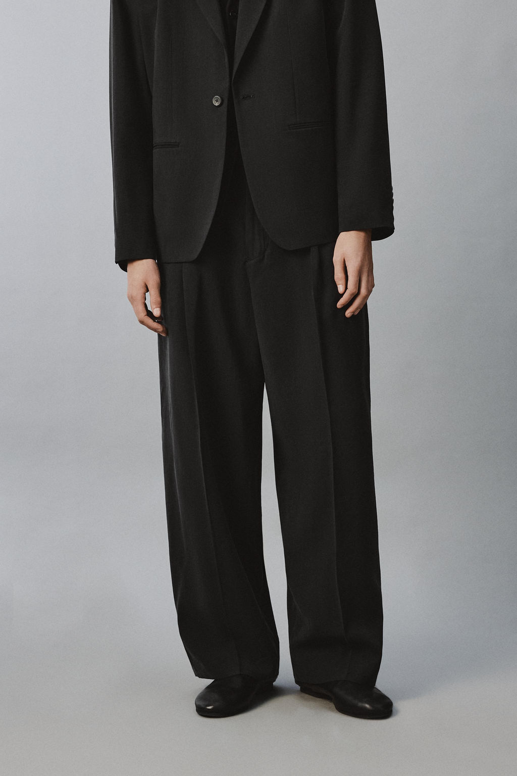 BLAZER CRUZADA TRAJE 100% LINO ESPIGA / ?ndigo - Zara фото 2
