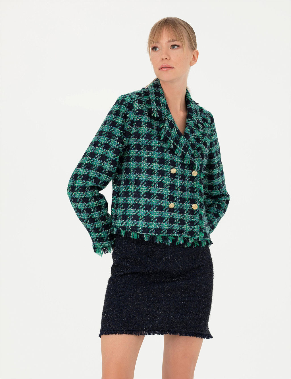 Petrol T_vit Crop Ceket - Pierre cardin фото 4