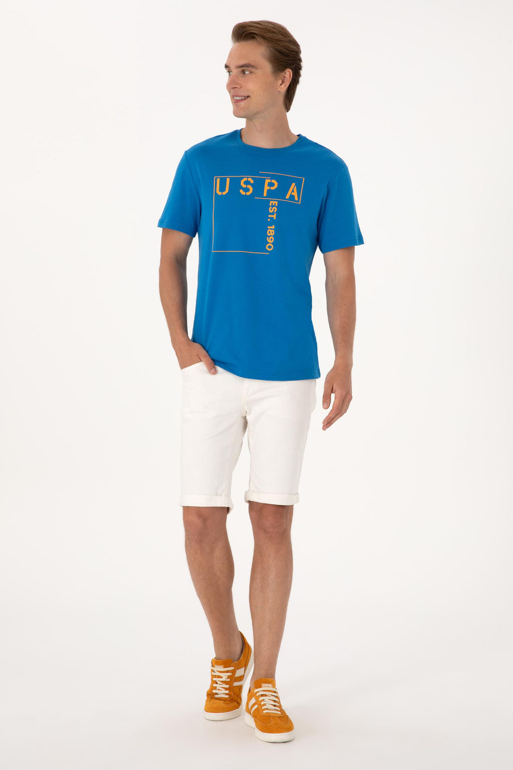 Erkek Kobalt Mavi Ti__rt - U.s. polo assn фото 4