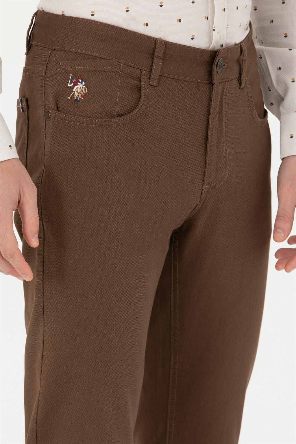 Мужские брюки из кокосовой ткани - U.s. polo assn фото 12