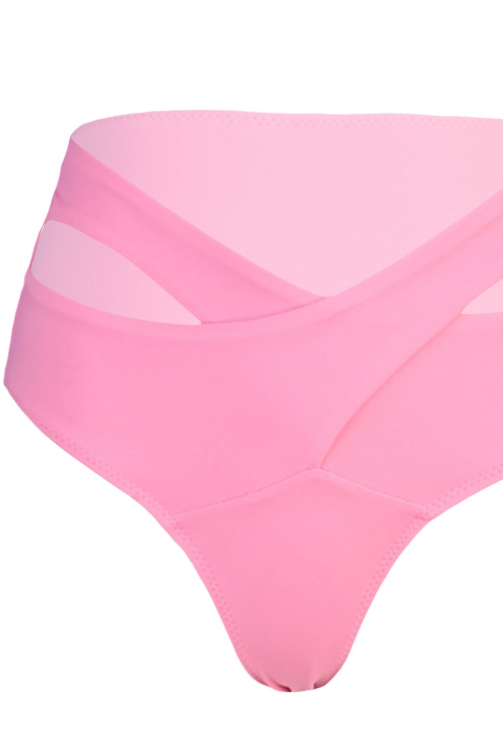 Pembe Cut Out/Pencere Detayl? Hipster Yuksek Bel Bikini Alt? TBESS20BA0184