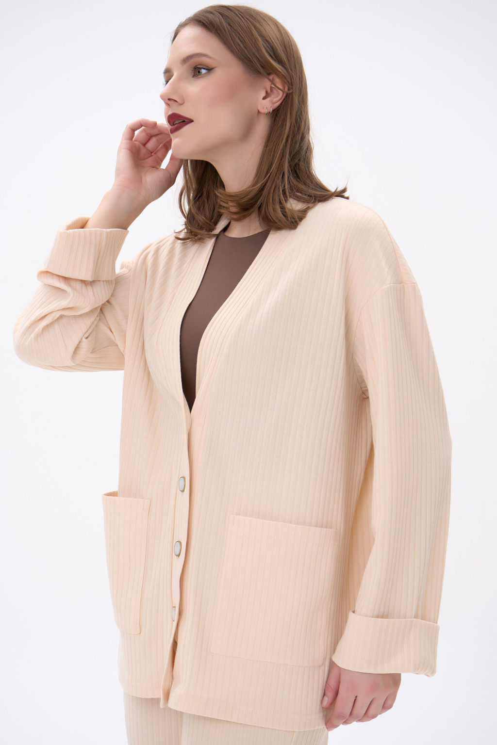 Кардиган Эмили (бежевый) - Эльза фото 6