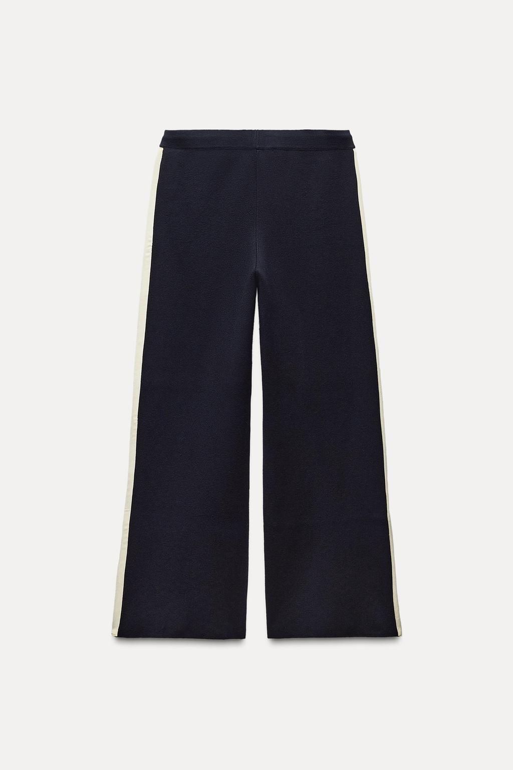 KNIT TROUSERS WITH SIDE STRIPE - Zara фото 4