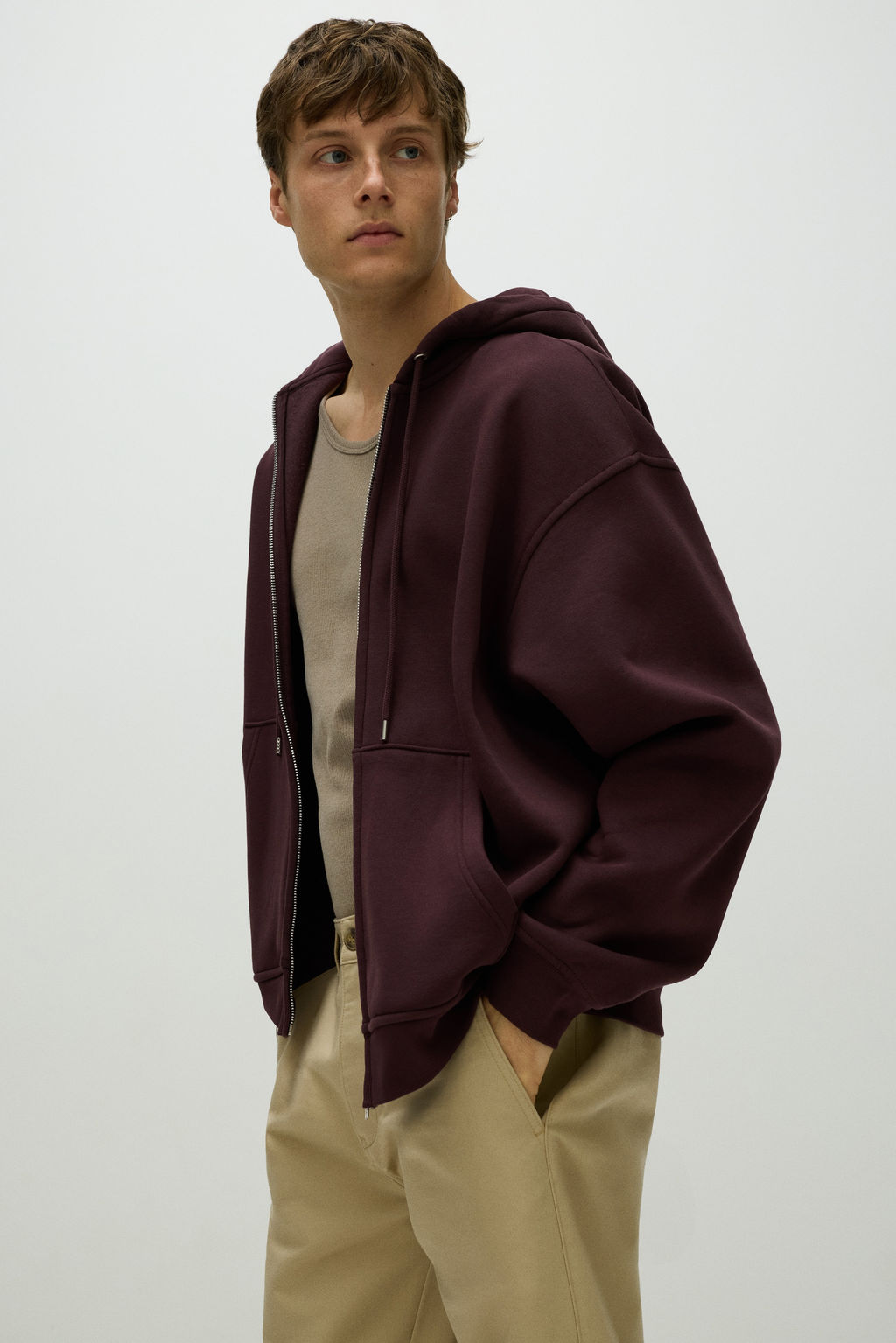 Chaqueta sudadera con capucha Loose Fit - H&m фото 11