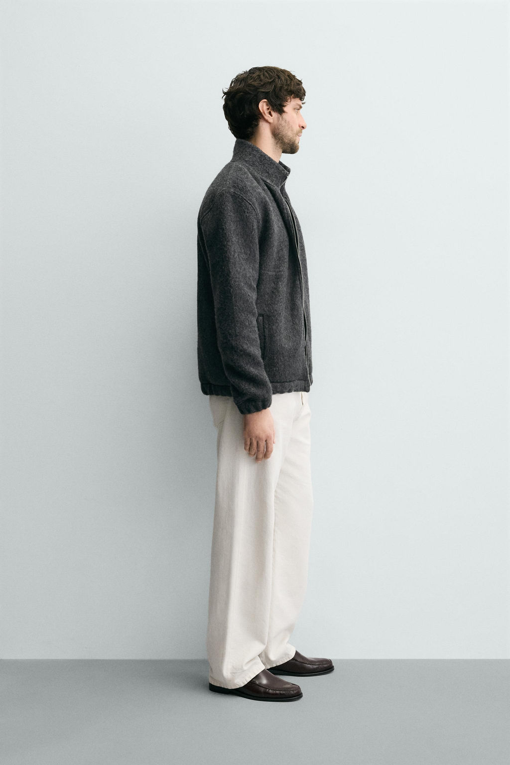 TEXTURED RELAXED FIT JACKET - Zara фото 4