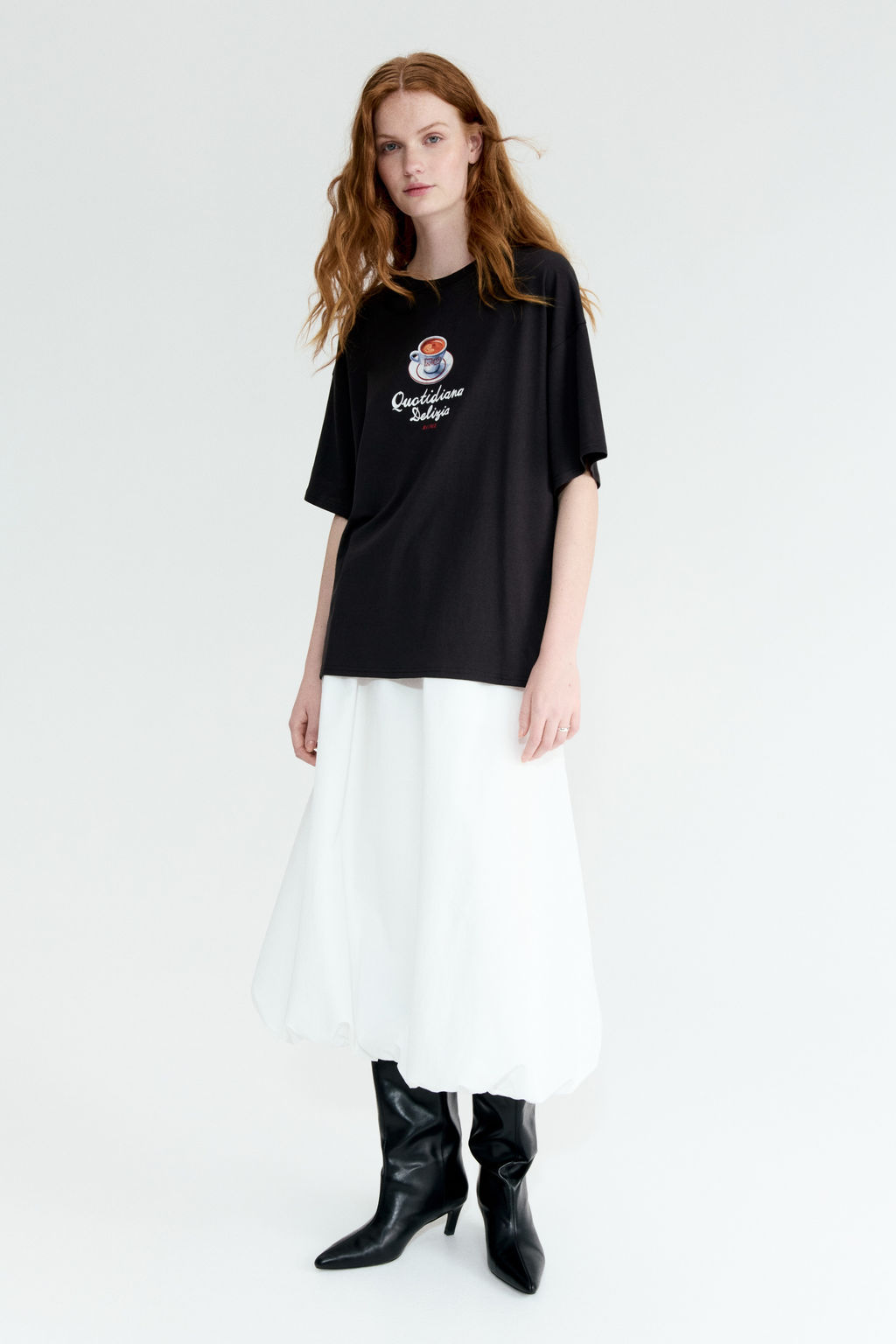 Camiseta oversize con motivo estampado - H&m фото 13
