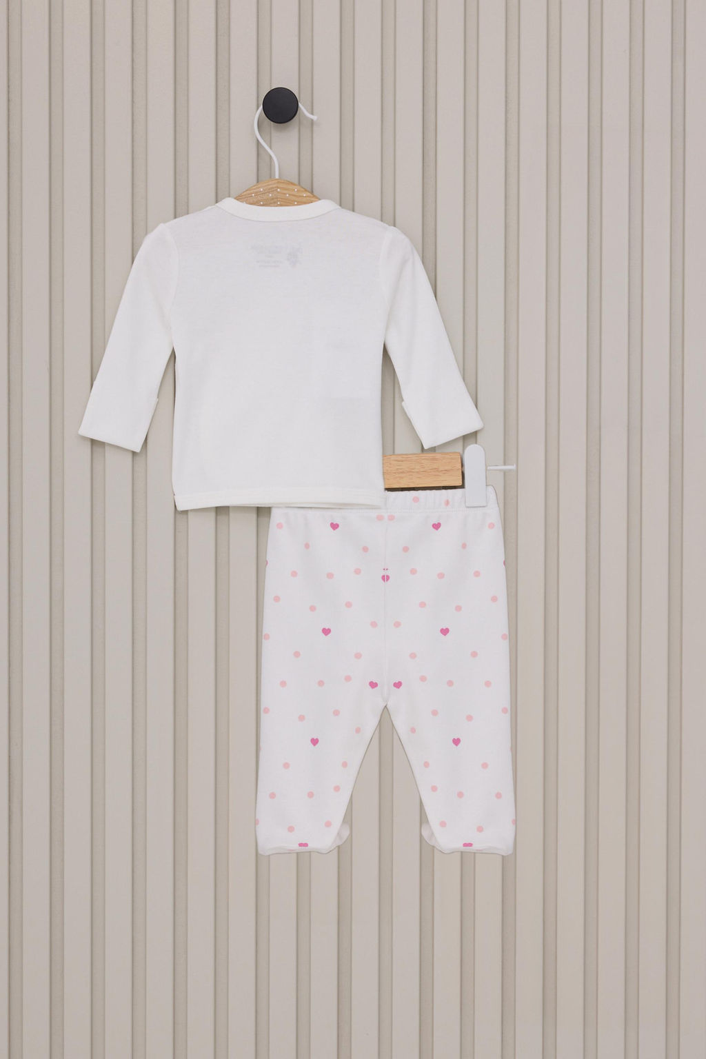 K_z Bebek Krem Pijama Tak_m_