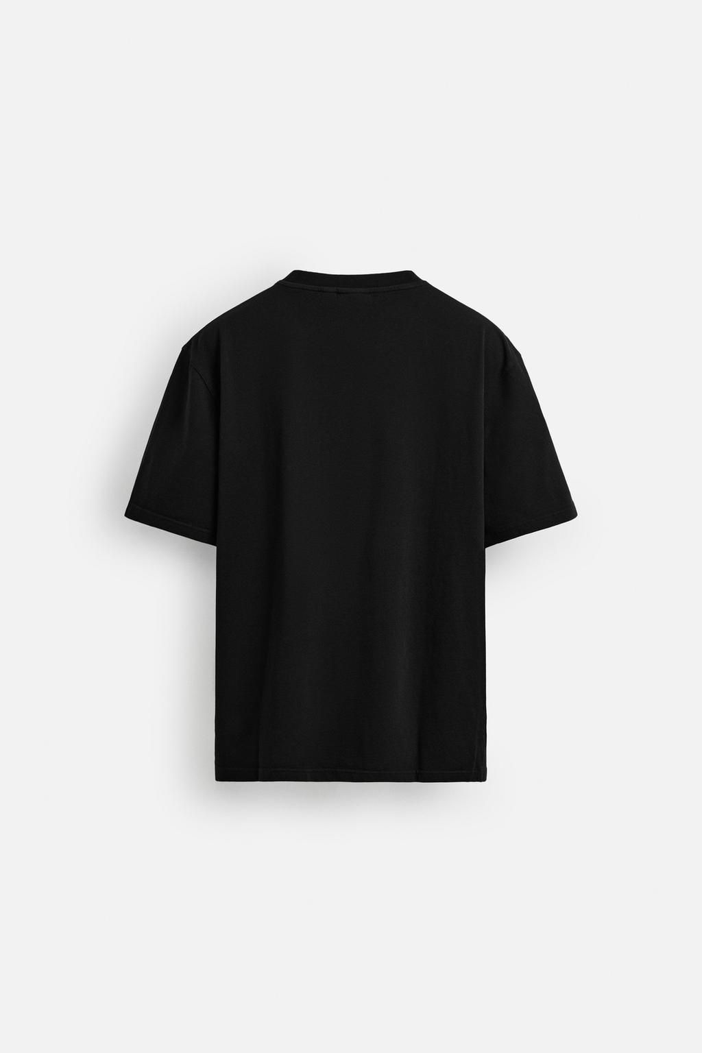 SLIM FIT MEDIUM WEIGHT T-SHIRT - Zara фото 25