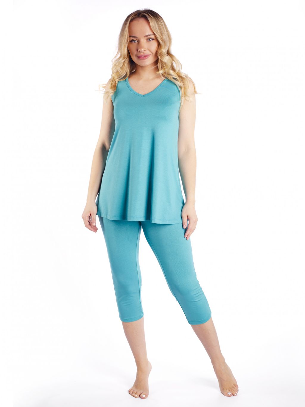 Костюм женский вискоза с бриджами ИРМА БРУСНИКА - Domtrik фото 5