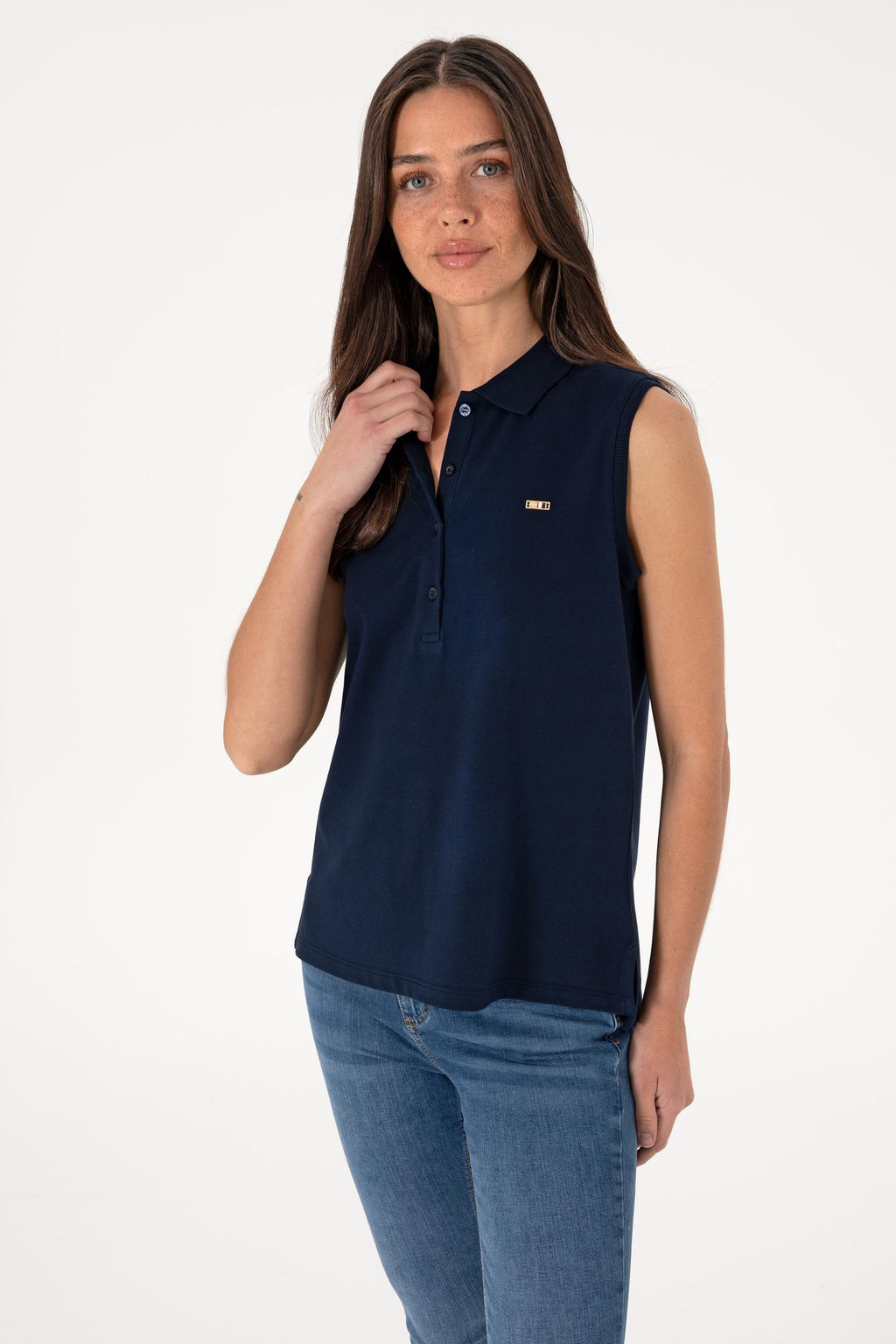 Kad_n Lacivert Ti__rt Sepette S_rpriz _ndirim - U.s. polo assn фото 3